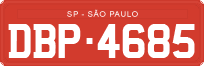 License plate of Brazil, Commercial vehicles (1990)