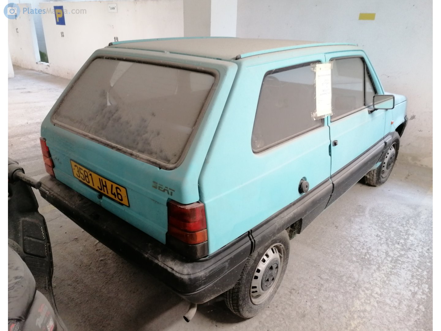 3581 JH 46, SEAT Marbella 1st gen (028), 1986–1998