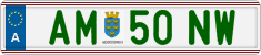 License plate of Austria, Regular plates