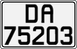 License plate of Norway, Cars