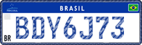 License plate of Brazil, Authorities (Mercosul)