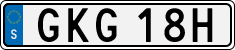 License plate of Sweden, Regular plates