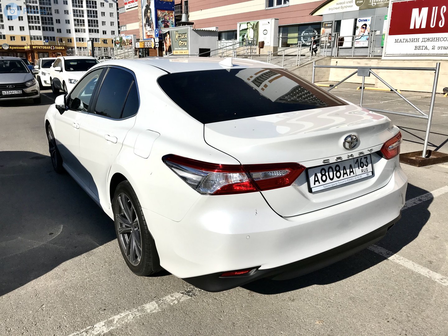 а 808 аа 163, Toyota Camry 8th gen (XV70), 2017–