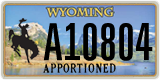 Wyoming, Apportioned (A12345)