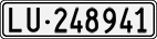 License plate of Switzerland, Cars