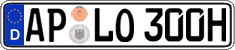 German license plate, Plates for oldtimers (type 
