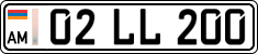 License plate of Armenia, Private owners