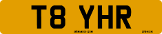 License plate of the United Kingdom, 1983 year system