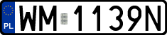 License plates of Poland, Regular car plates