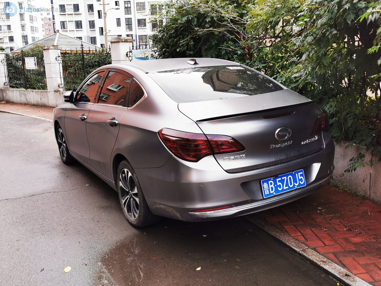 鲁B·5Z0J5, Trumpchi GA6 1st gen (A68), 2014–2019