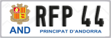 License plate of Andorra, Vanity Plates