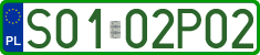 License plates of Poland, Professional plates