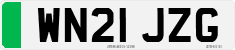 License plate of the United Kingdom, 2001 year system