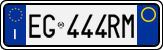 License plate of Italy, Cars (1994 year series)