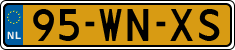 License plate of the Netherlands, Trailers