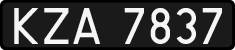 License plates of Poland, 1976 year system