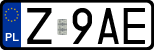 License plates of Poland, Regular car plates