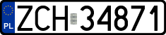 License plates of Poland, Regular car plates