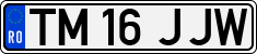 License plate of Romania, Regular plates