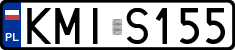 License plates of Poland, Regular car plates