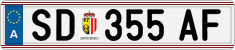 License plate of Austria, Regular plates