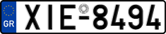 License plate of Greece, Cars