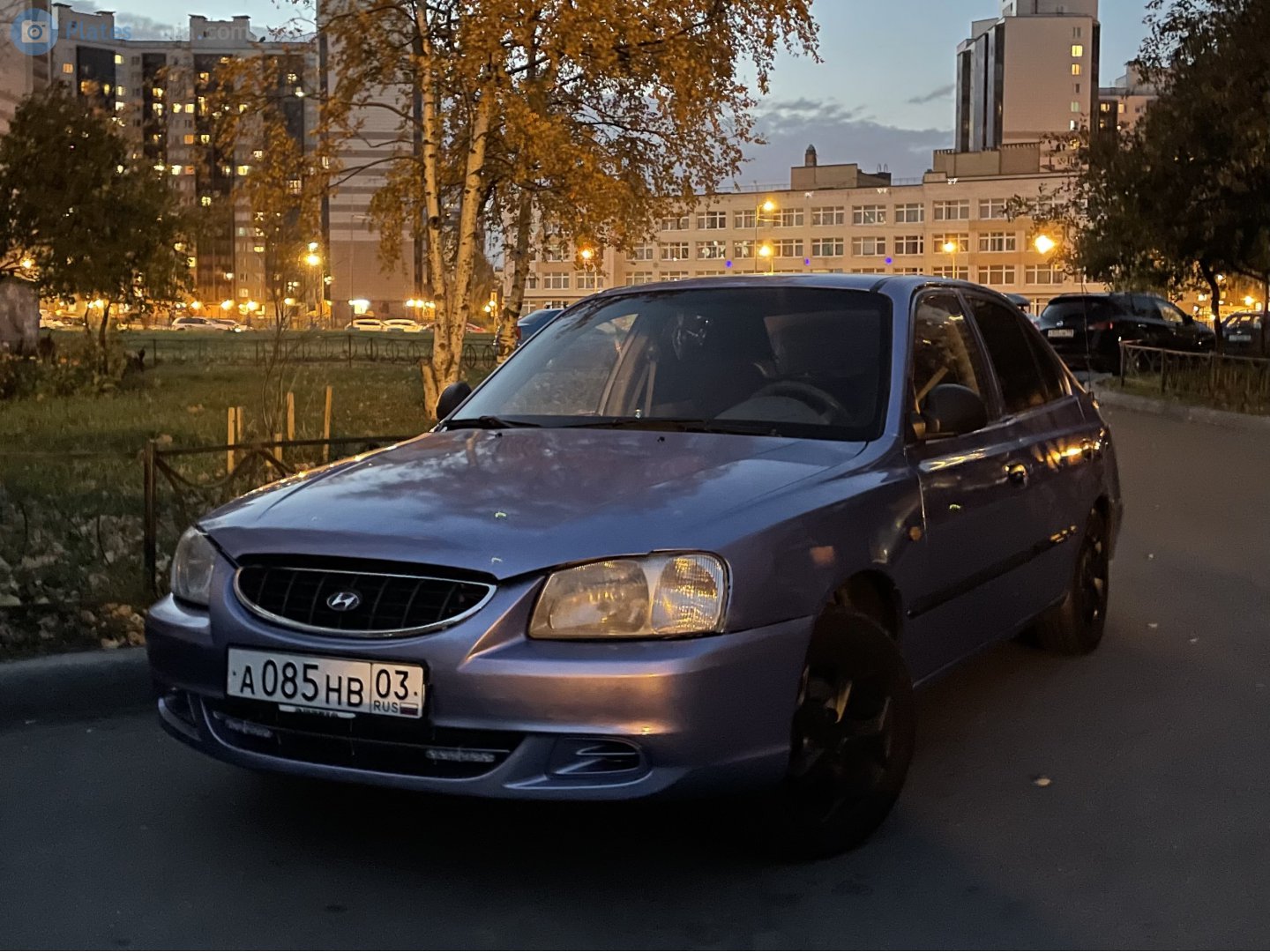 а 085 нв 03, Hyundai Accent 2nd gen Sedan (LC), 1999–2003 (–2016 for others)