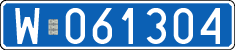 License plates of Poland, Diplomatic