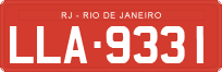 License plate of Brazil, Commercial vehicles (1990)