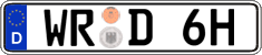 German license plate, Plates for oldtimers (type 
