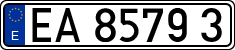 License plates of Spain, Official and military plates