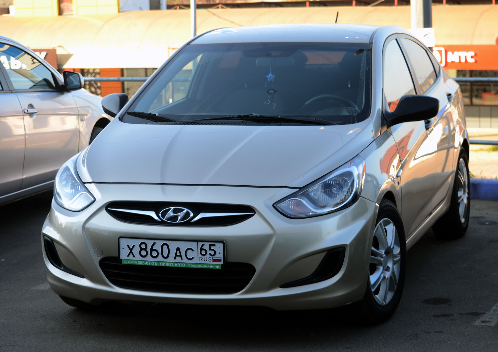 х 860 ас 65, Hyundai Solaris 1st gen Sedan (RB), 2011–2014