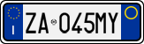 License plate of Italy, Cars (1994 year series)