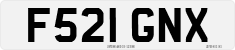 License plate of the United Kingdom, 1983 year system