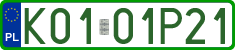 License plates of Poland, Professional plates