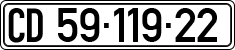 License plate of Israel, Diplomatic