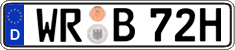German license plate, Plates for oldtimers (type 