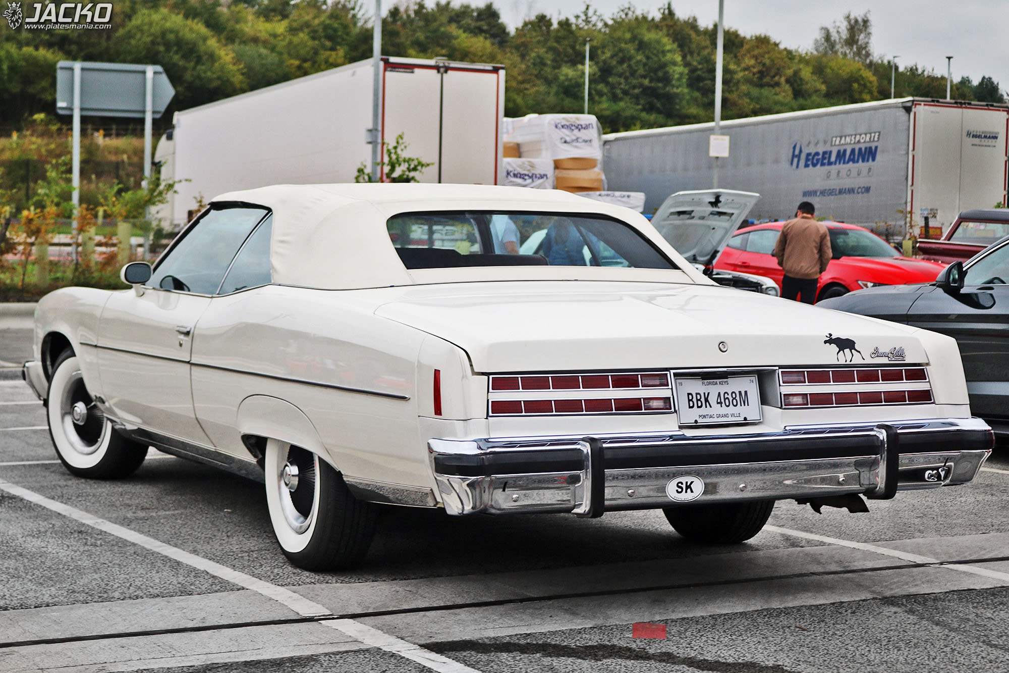 BBK468M, Pontiac Grand Ville 1st gen 1974 2-door Convertible (P67; B-body), 3rd facelift, 1973–1974