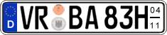 German license plate, Seasonal plates (Oldtimers)