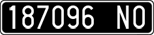 License plate of Italy, Cars (1927 year series)