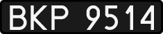 License plates of Poland, 1976 year system