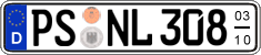 German license plate, Seasonal plates