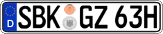 German license plate, Plates for oldtimers (type 