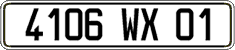 French license plate, FNI
