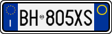 License plate of Italy, Cars (1994 year series)