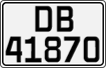 License plate of Norway, Cars