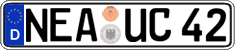 German license plate, Regular plates