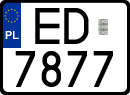 License plates of Poland, Special vehicles and motorcycles