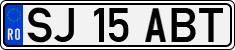 License plate of Romania, Regular plates
