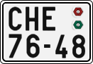 License plate of the Czech Republic, Cars (1960)
